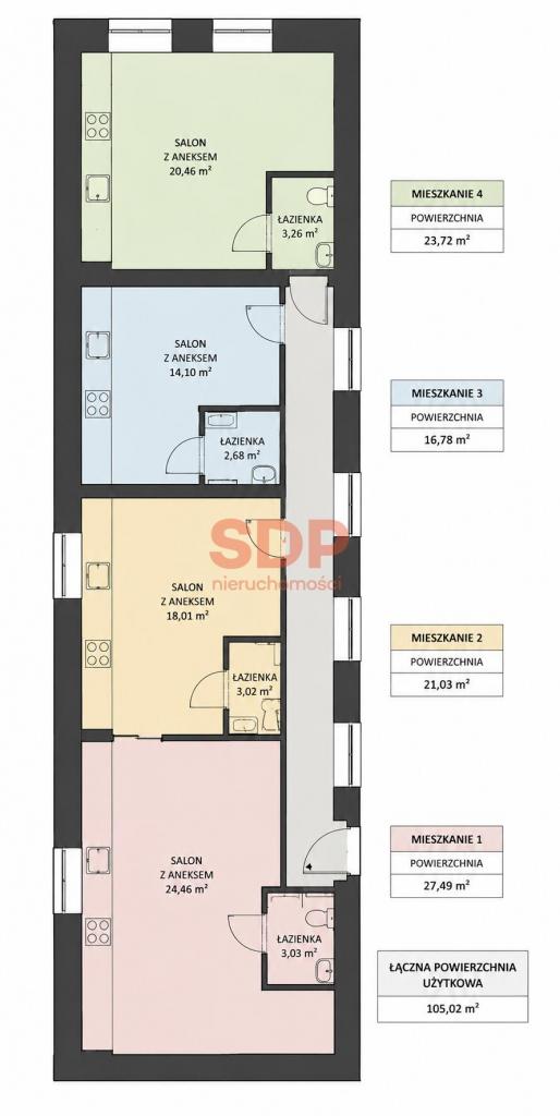 Mieszkanie 105 m², Wrocław, Stare Miasto, Szewska - zdjęcie 3