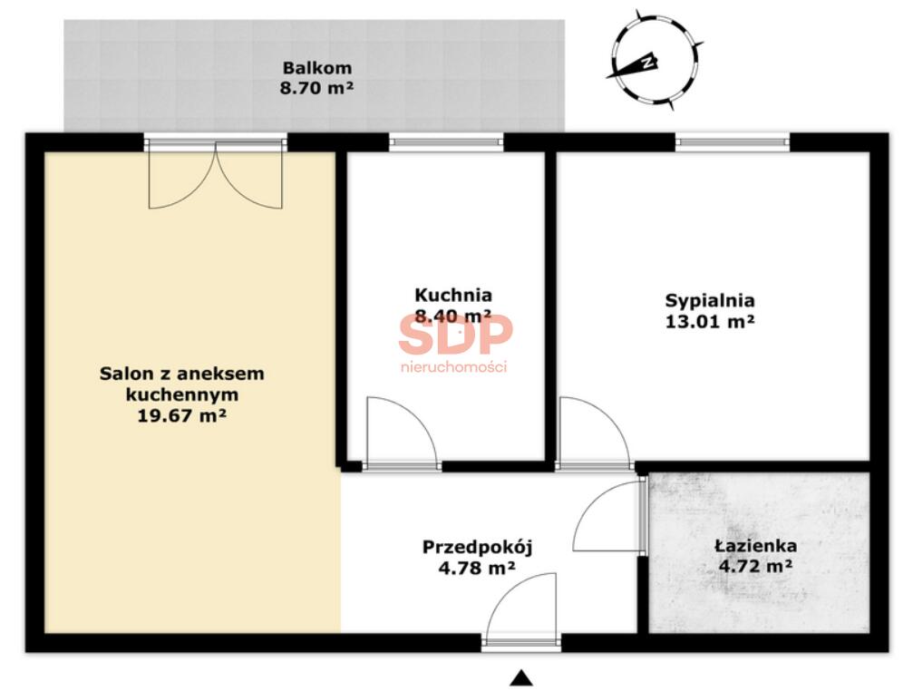 Mieszkanie 50&nbsp;m², Wrocław, Główna - zdjęcie 5