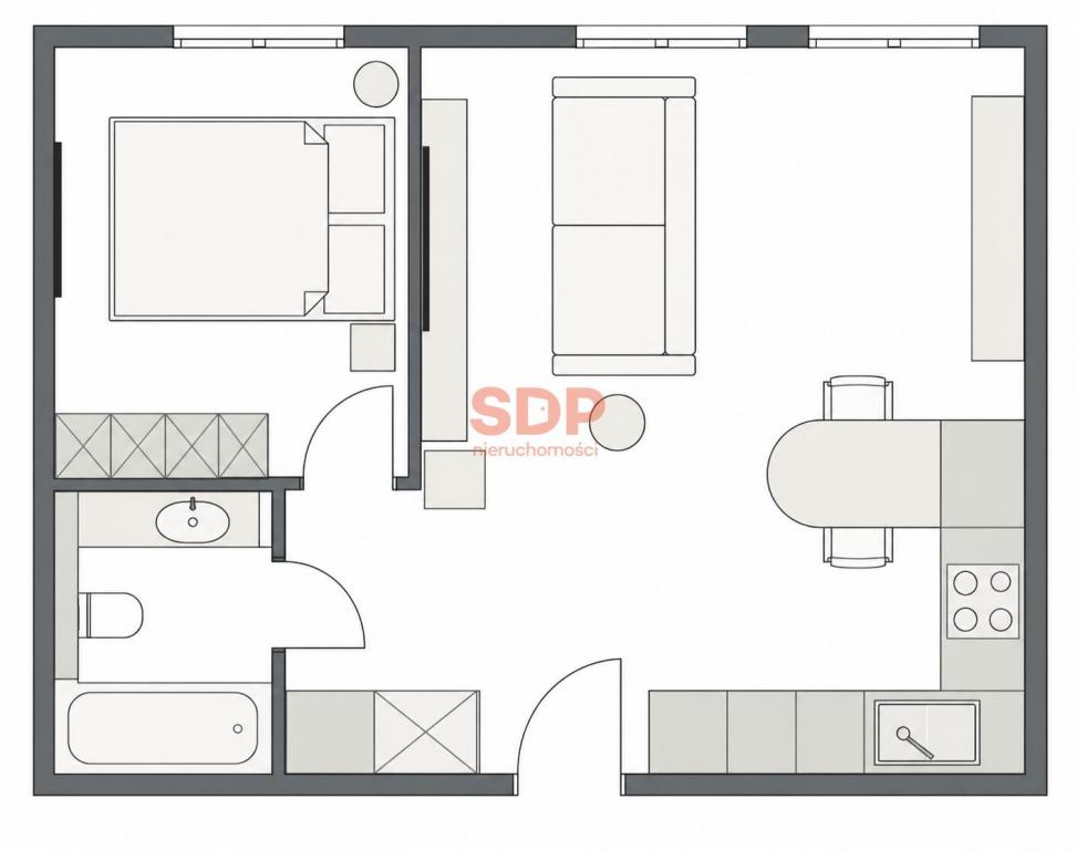 Mieszkanie 31&nbsp;m², Wrocław, Stare Miasto, Kościuszki/Pl. Kościuszki - zdjęcie 7