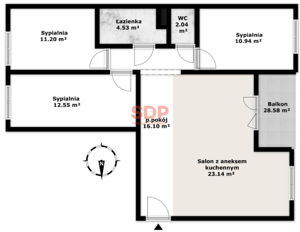 Mieszkanie 80 m², Zabrodzie, Zabrodzie - zdjęcie 3
