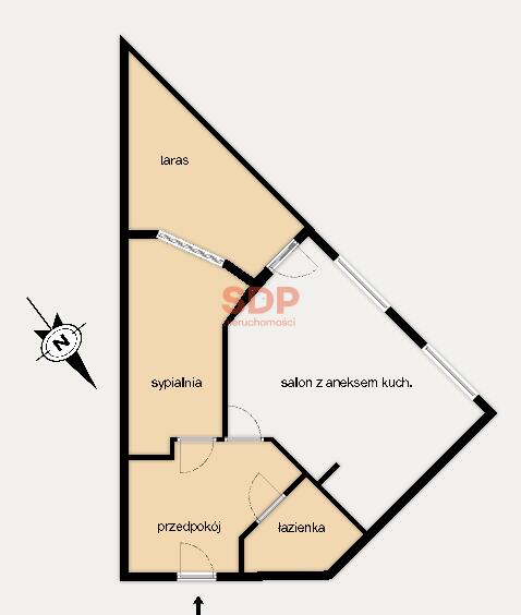 Mieszkanie 44 m², Wrocław, Zielińskiego - zdjęcie 8