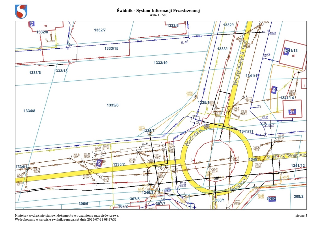 Działka budowlana 2319 m², Świdnik, Al. NSZZ "Solidarność" - zdjęcie 3