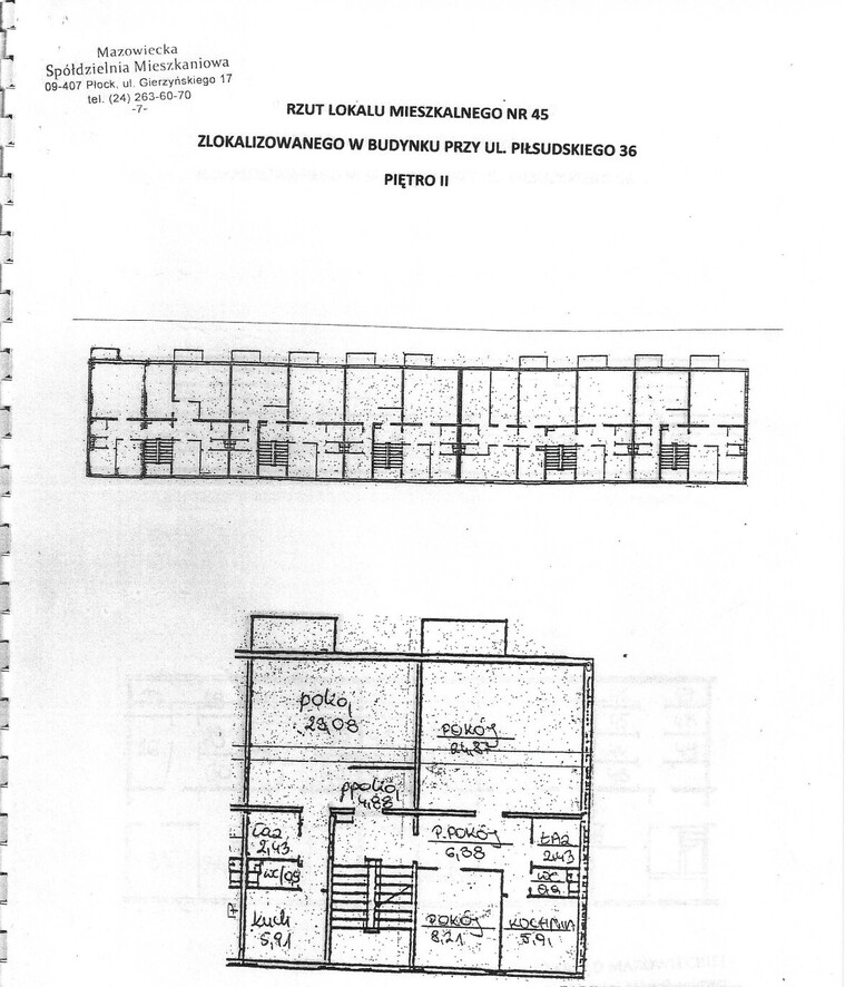 Mieszkanie 37,2 m², Płock, al. marsz. Józefa Piłsudskiego - zdjęcie 6