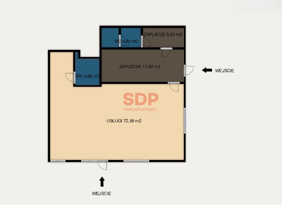 Lokal usługowy do wynajęcia, 104&nbsp;m², Wrocław, Krzyki, Międzyleska - zdjęcie 16