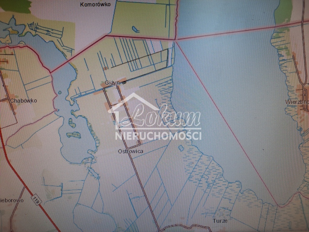 Działka budowlana 1028 m², Giżyn - zdjęcie 1
