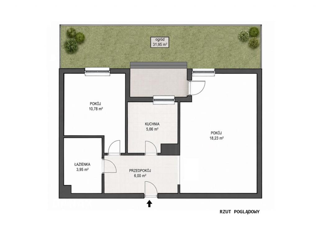 Mieszkanie 44 m², Kraków, Bolesława Orlińskiego - zdjęcie 6