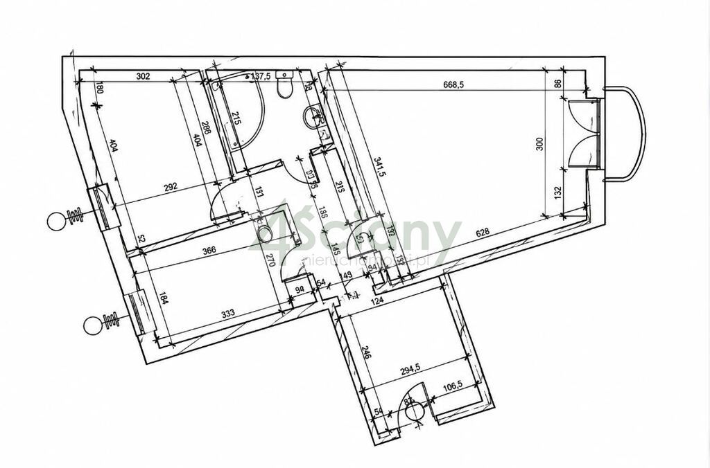 Mieszkanie 71&nbsp;m², Warszawa, Kościuszkowców - zdjęcie 1