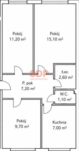 Mieszkanie 54&nbsp;m², Wrocław, Psie Pole, Bezpieczna - zdjęcie 11