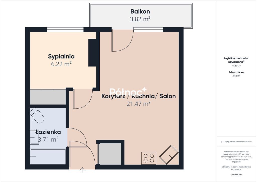 Mieszkanie 32,6 m², Białystok, Bacieczki, Zbigniewa Herberta - zdjęcie 6
