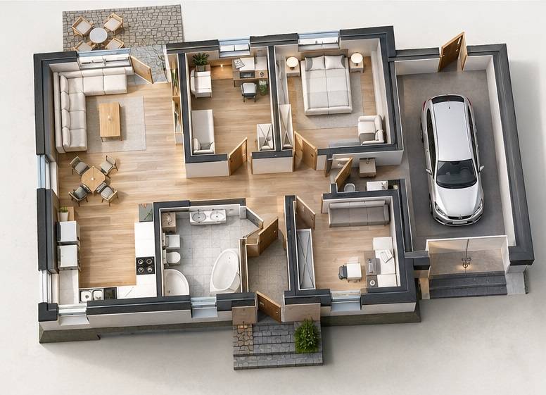 Dom 123,87&nbsp;m², Widzino - zdjęcie 8