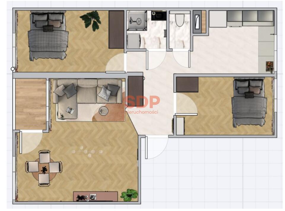 Mieszkanie 48 m², Wrocław, Krzyki, Drukarska - zdjęcie 13
