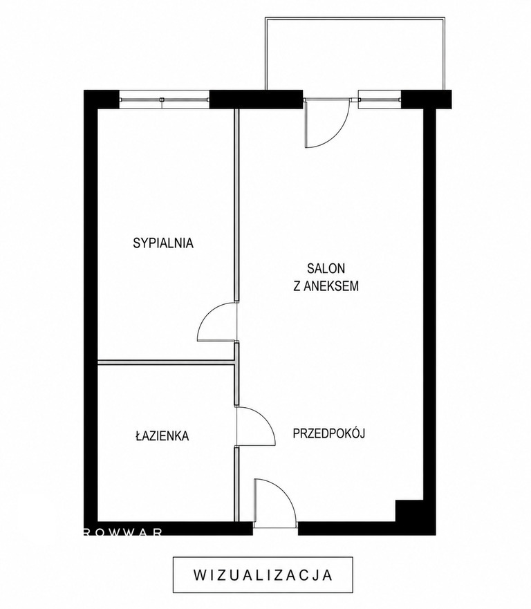 Mieszkanie 41&nbsp;m², Poznań, Klemensa Janickiego - zdjęcie 18