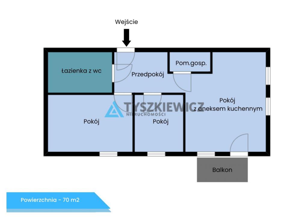 3 pokoje | ochrona | 2 miejsca + piwnica 12m2 - zdjęcie 14