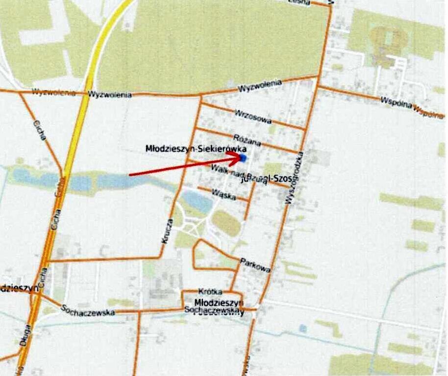 Działka budowlana 300 m², Młodzieszyn - zdjęcie 3