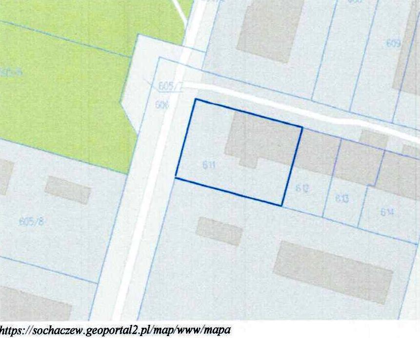 Działka budowlana 300 m², Młodzieszyn - zdjęcie 2