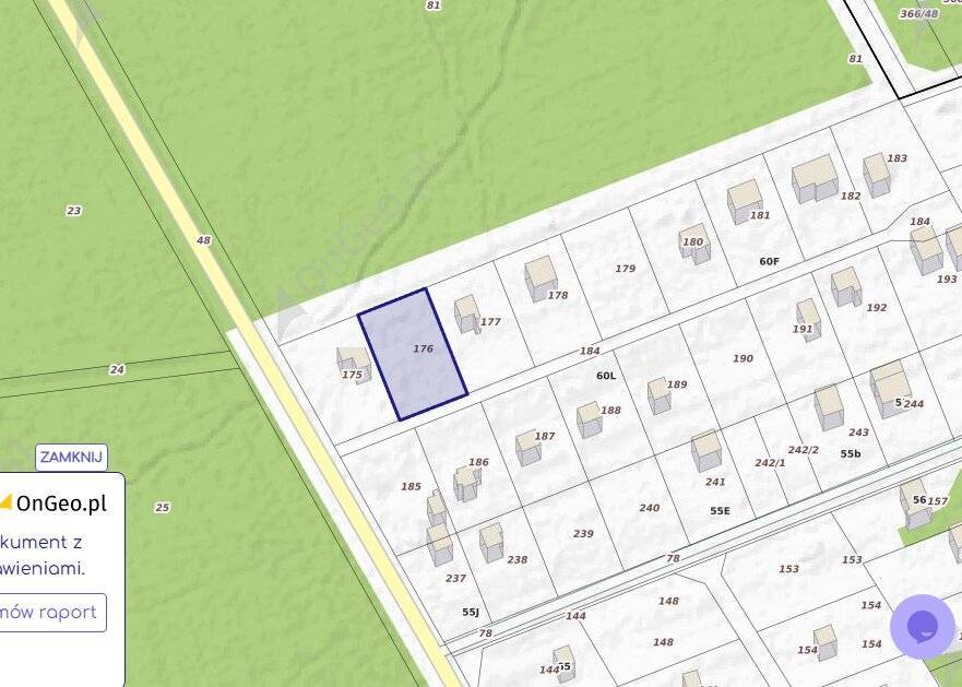Działka rekreacyjna 903&nbsp;m², Brzóze Duże - zdjęcie 2