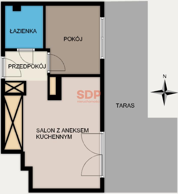 Mieszkanie 32 m², Wrocław, Niemcewicza Juliana Ursyna - zdjęcie 13