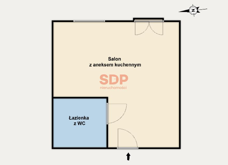 Mieszkanie 19&nbsp;m², Łódź, Śródmieście, Rewolucji 1905 roku - zdjęcie 7