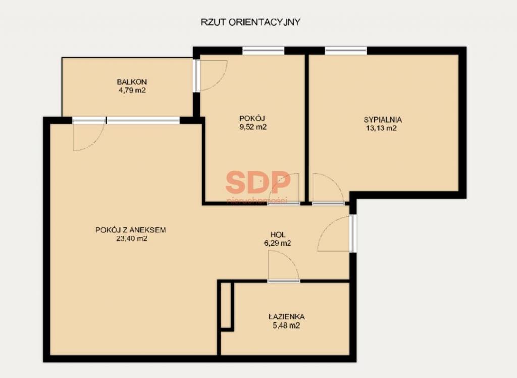 Mieszkanie 58 m², Wrocław, Cesarzowicka - zdjęcie 11