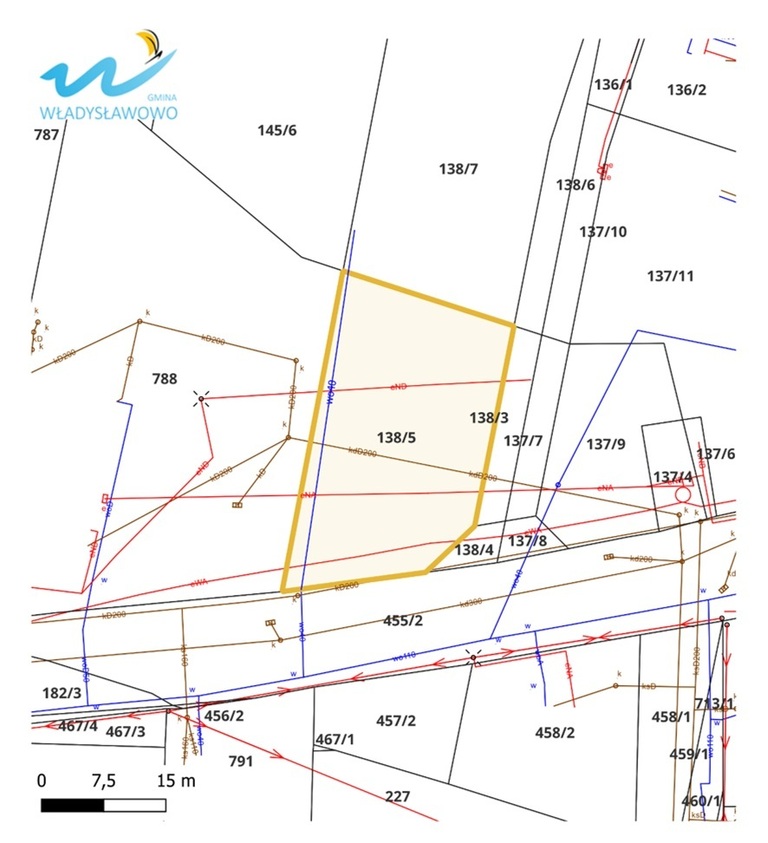Działka inwestycyjna 727 m², Władysławowo, Średnia - zdjęcie 4