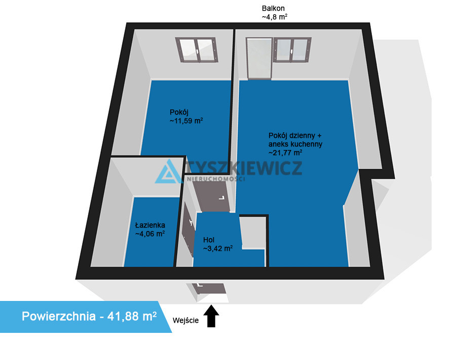 Nowe mieszkanie - Wynajem - Letnica - zdjęcie 14