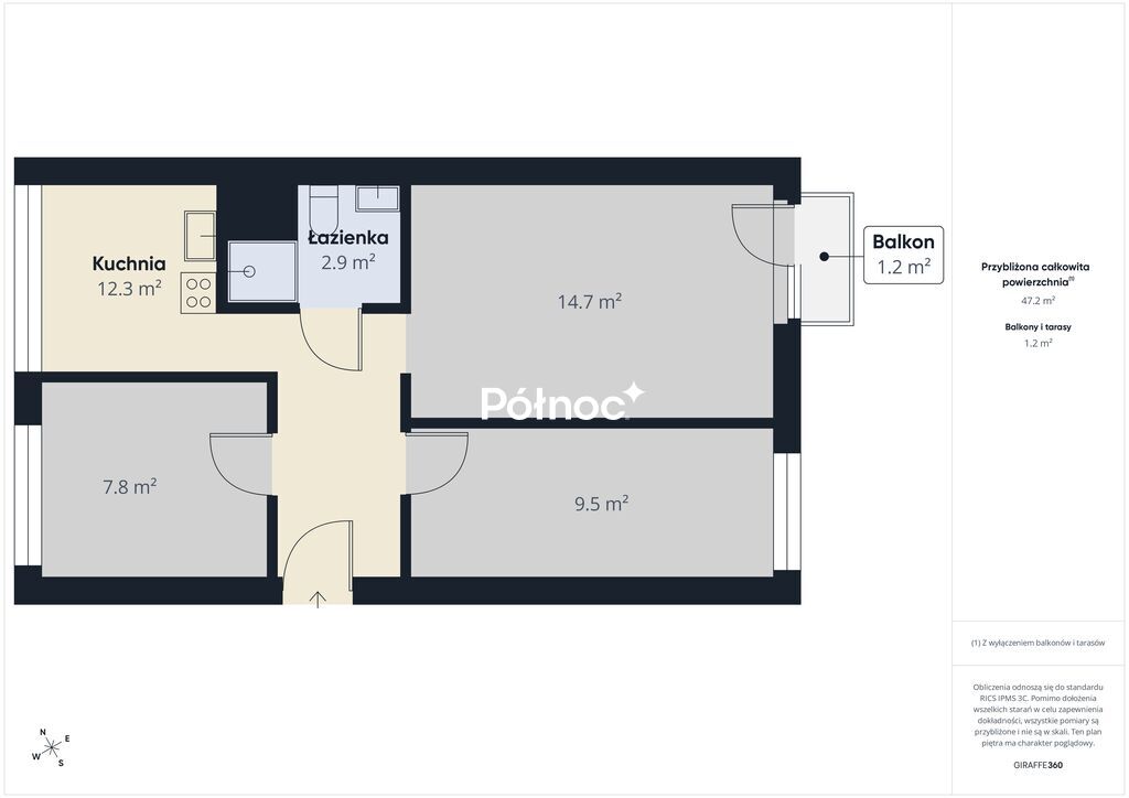 Mieszkanie 48,28&nbsp;m², Białystok - zdjęcie 12