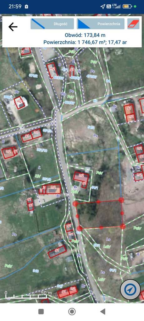 Działka budowlana 1752 m², Raszów - zdjęcie 3