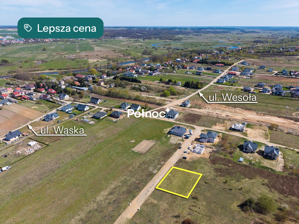 Działka budowlana 751 m², Łomża, Wąska - zdjęcie 2