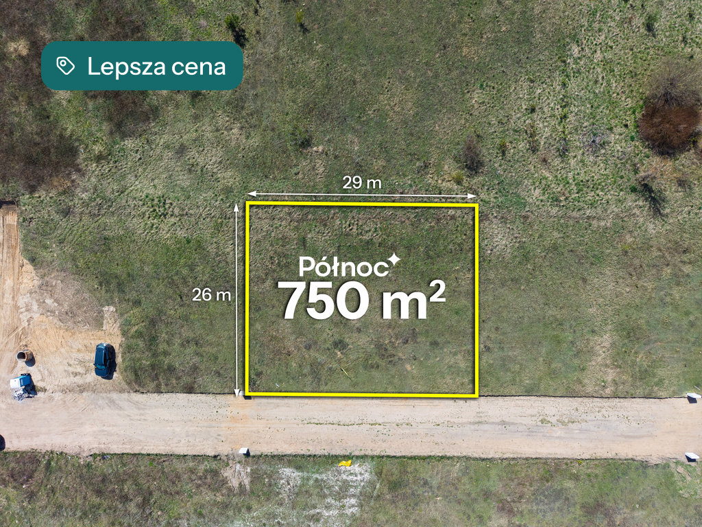 Działka budowlana 751 m², Łomża, Wąska - zdjęcie 7