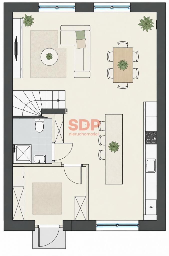 Dom 110 m², Kiełczów, Polna - zdjęcie 6