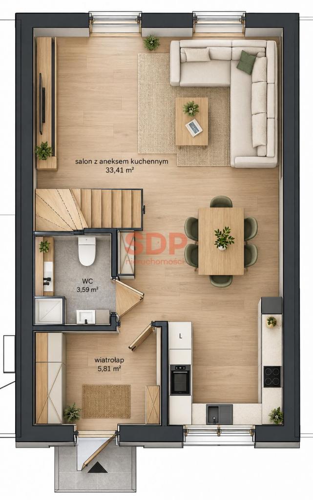 Dom 110 m², Kiełczów, Polna - zdjęcie 8