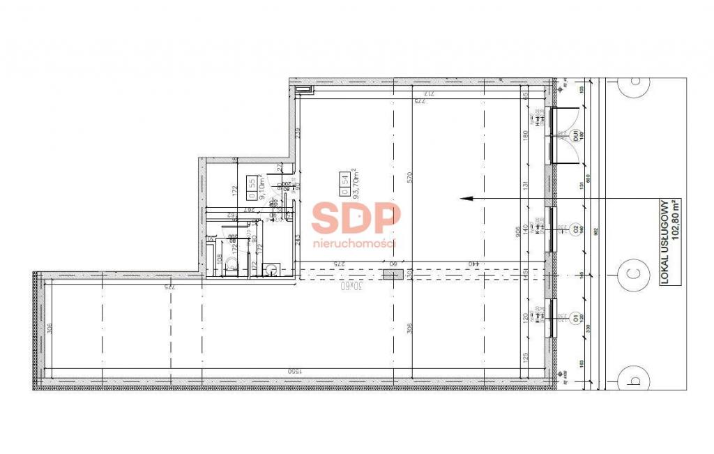 Lokal usługowy do wynajęcia, 102 m², Wrocław, Psie Pole, Żmudzka - zdjęcie 16