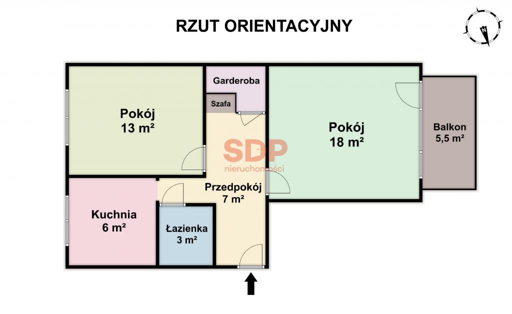 Mieszkanie 50&nbsp;m², Wrocław, Kołłątaja Hugona - zdjęcie 7