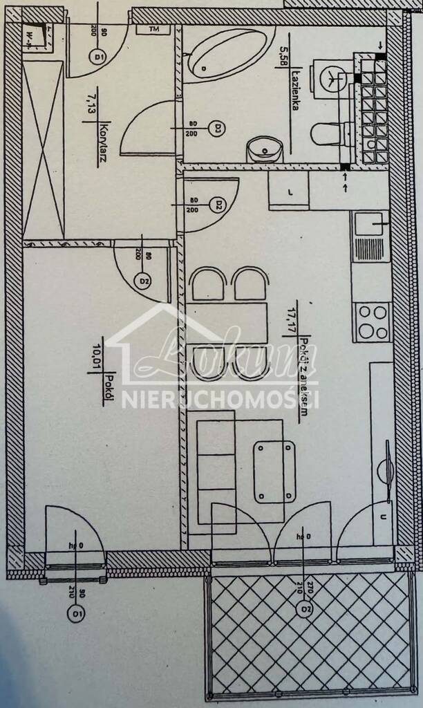 Mieszkanie 39,89&nbsp;m², Szczecin, Aleja Powstańców Wielkopolskich - zdjęcie 5