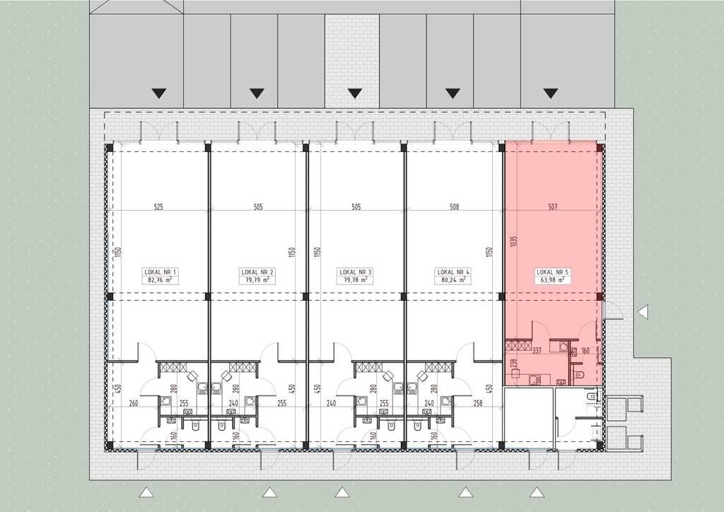 Lokal usługowy do wynajęcia, 82&nbsp;m², Gliwice, Kozielska - zdjęcie 8