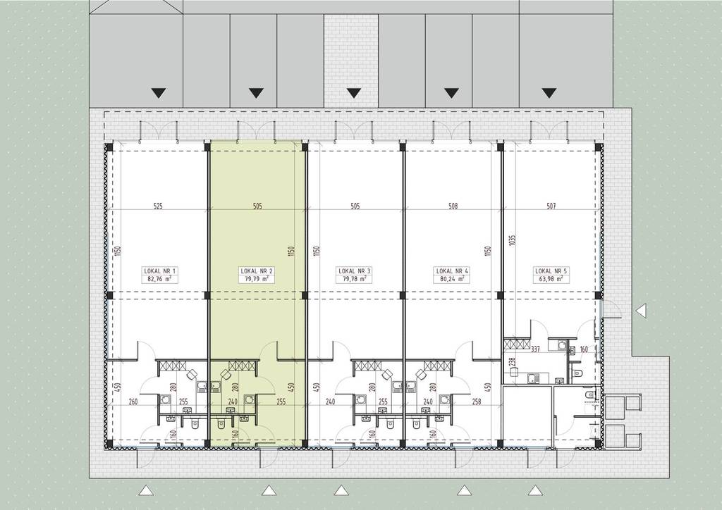 Lokal usługowy do wynajęcia, 82&nbsp;m², Gliwice, Kozielska - zdjęcie 5