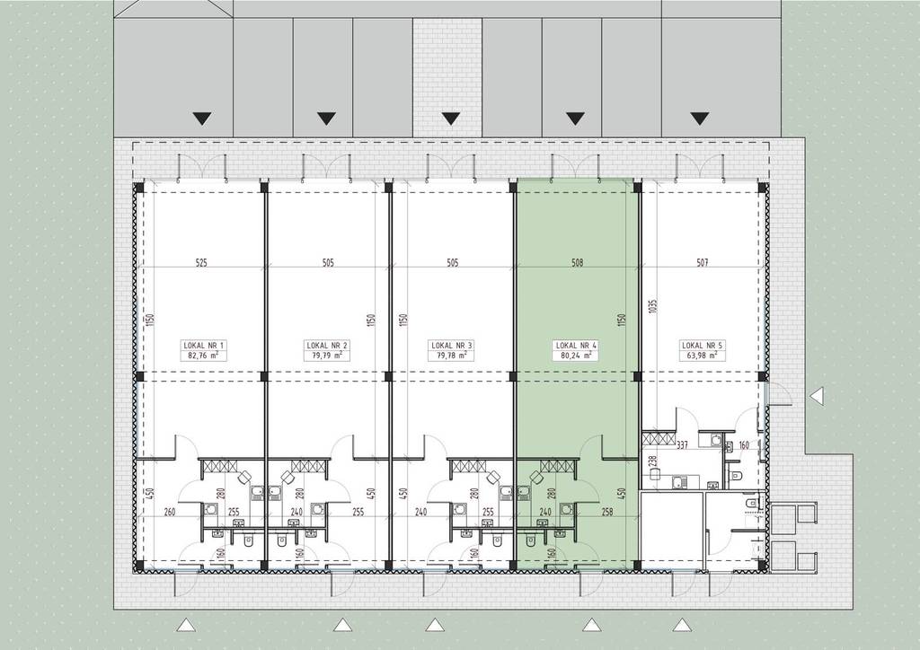 Lokal usługowy do wynajęcia, 82&nbsp;m², Gliwice, Kozielska - zdjęcie 7