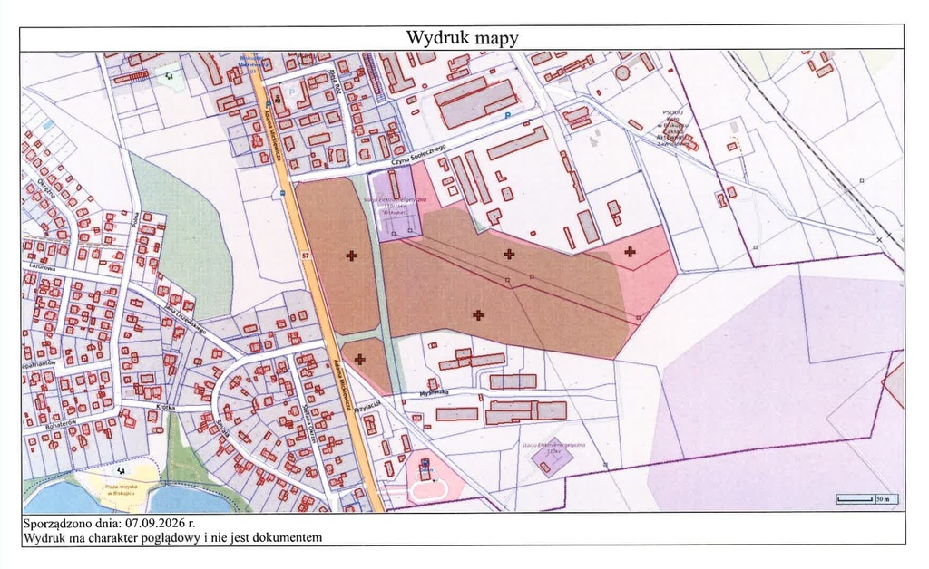 Działka inwestycyjna 9,12&nbsp;ha, Biskupiec, Czynu Społecznego - zdjęcie 1
