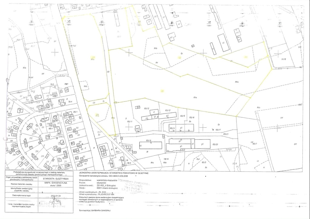 Działka inwestycyjna 9,12&nbsp;ha, Biskupiec, Czynu Społecznego - zdjęcie 2