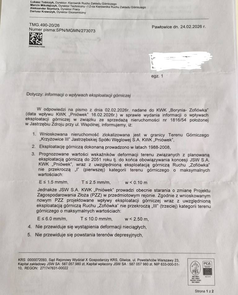 Działka budowlana 1112 m², Jastrzębie-Zdrój, Bzie Górne, Wspólna - zdjęcie 9