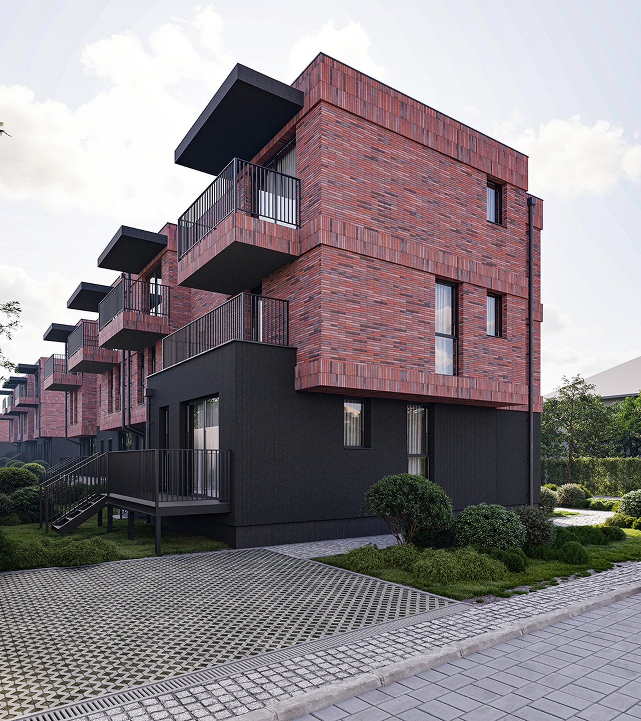 Nowoczesne mieszkania w centrum Białegostoku, taras, ogródek, 76,62 m2, 57,35 m2, 89,09 m2, 64,21 m2 - zdjęcie 2