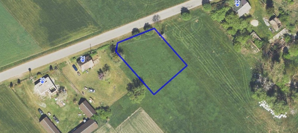 Działka budowlana 1138&nbsp;m², Budne - zdjęcie 2