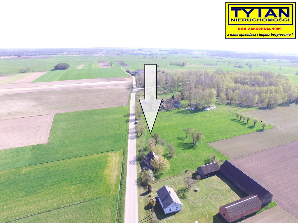 Działka budowlana 1138&nbsp;m², Budne - zdjęcie 1