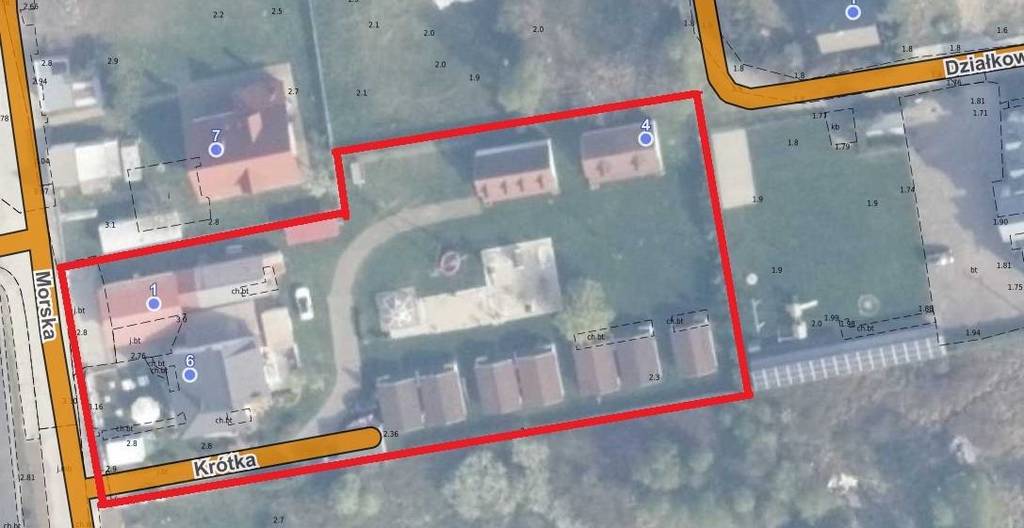 Działka budowlana 3568 m², Wicie, Morska - zdjęcie 1