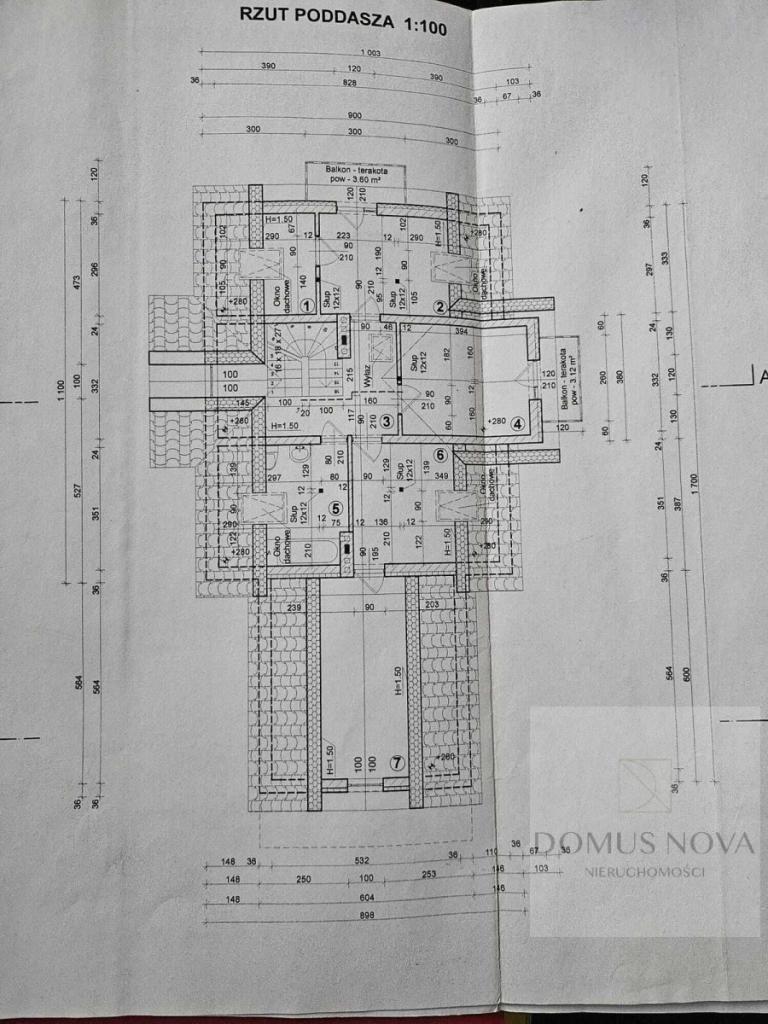 Dom piętrowy w stanie surowym zamkniętym - 260 m² - zdjęcie 7
