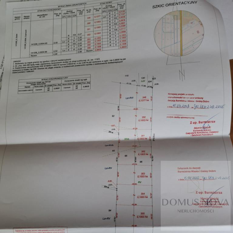 Działka z wydanymi warunkami zabudowy w Czarnocin - zdjęcie 7