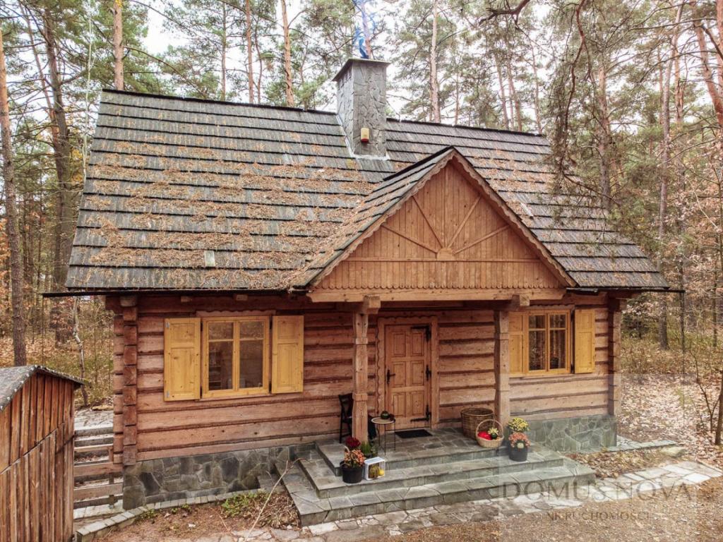 Dom z bala w stylu góralskim - działka 1,5 ha - zdjęcie 19
