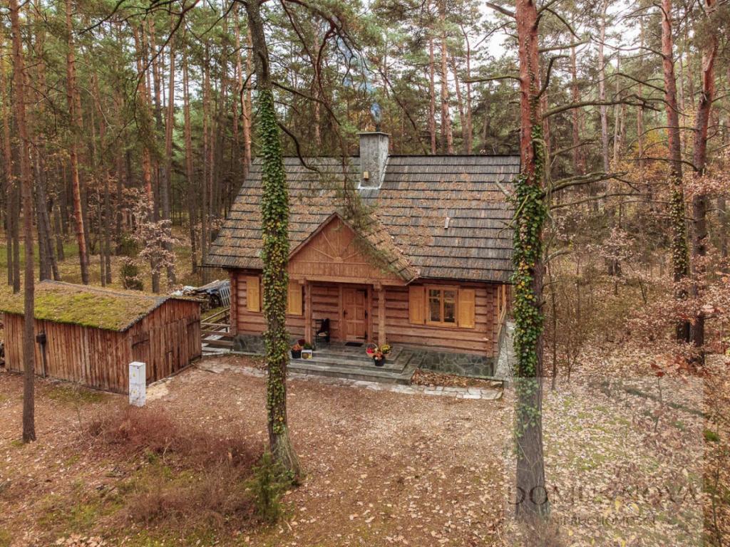 Dom z bala w stylu góralskim - działka 1,5 ha - zdjęcie 21