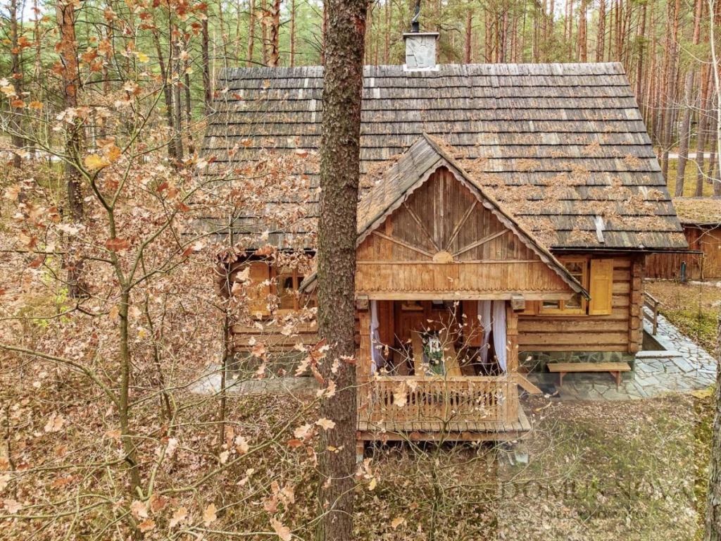 Dom z bala w stylu góralskim - działka 1,5 ha - zdjęcie 24