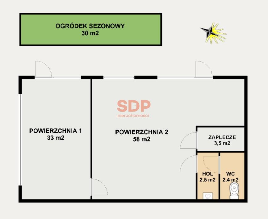 Lokal usługowy do wynajęcia, 101 m², Wrocław, Fabryczna, Białowieska - zdjęcie 7